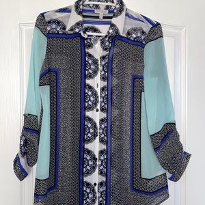 Maternity buttoned down blouse